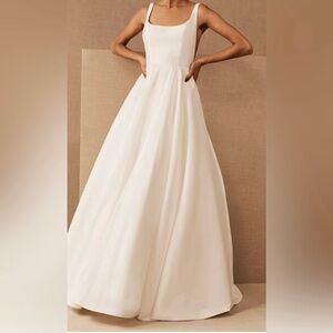 Jenny Yoo Elegant Cream Wedding Dress